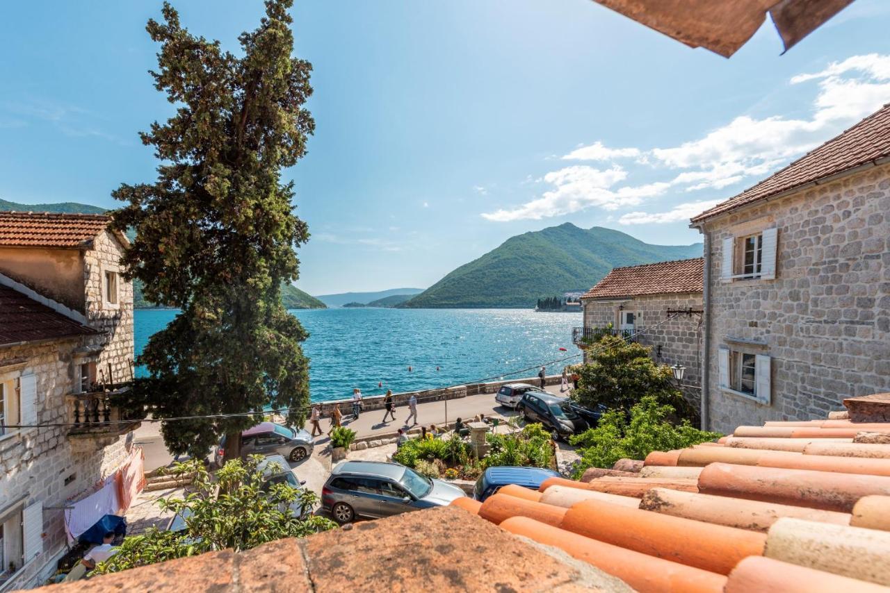 Charming Bohemian House In Perast Villa Exterior foto